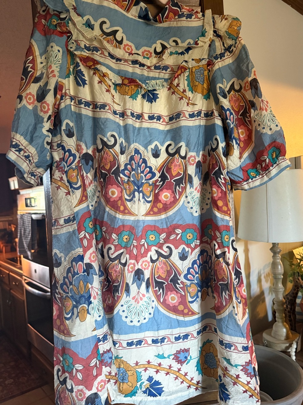 Umgee boho print dress size M EUC - Picture 2 of 5